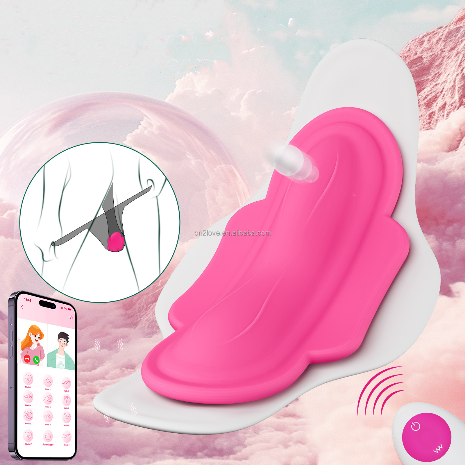 Trứng rung điều khiển từ xa cao cấp qua App Remote siêu kích thích