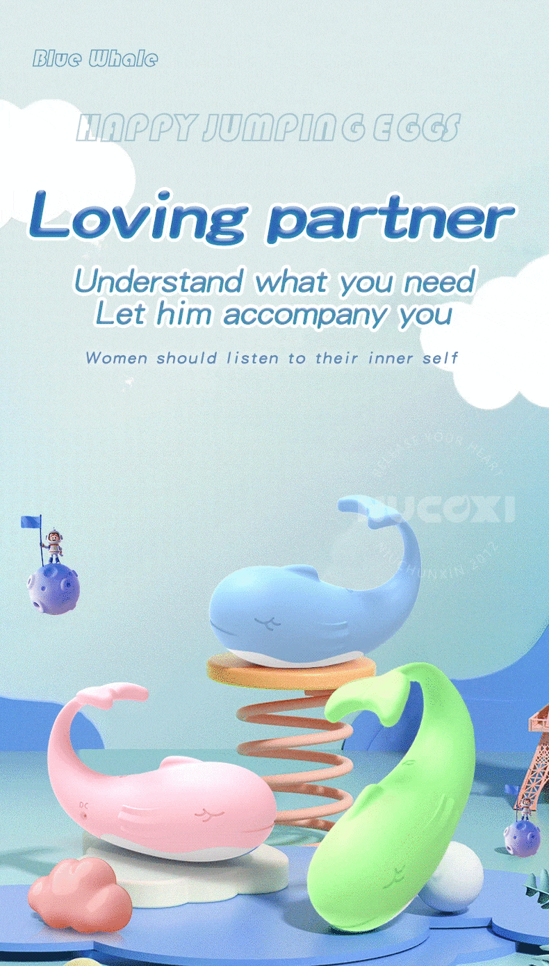 Trứng rung cá heo mini điều khiển từ xa siêu tiện lợi