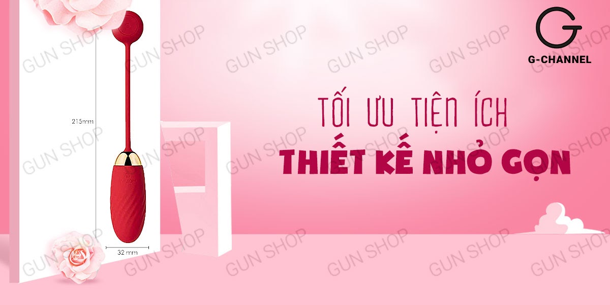 Trứng rung Svacom Ella điều khiển app Bluetooth sạc điện mạnh