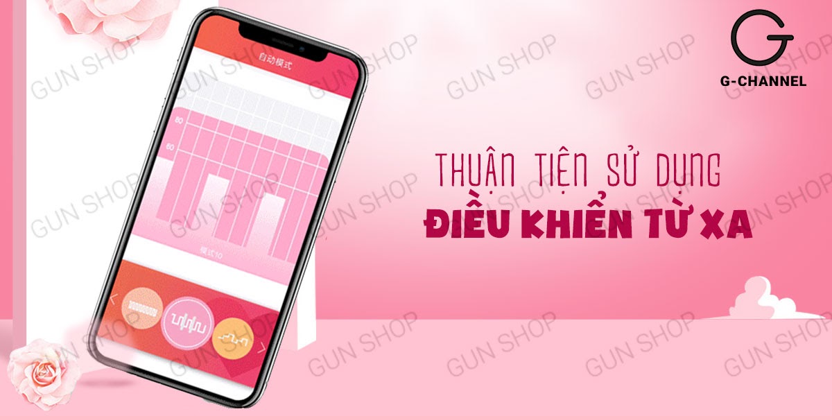 Trứng rung Svacom Ella điều khiển app Bluetooth sạc điện mạnh