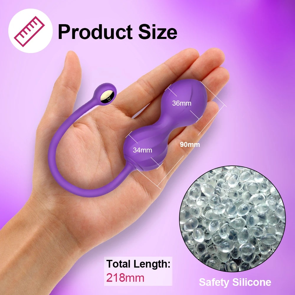Trứng rung hồ lô Jiuuy Bluetooth se khít âm đạo, kích thích