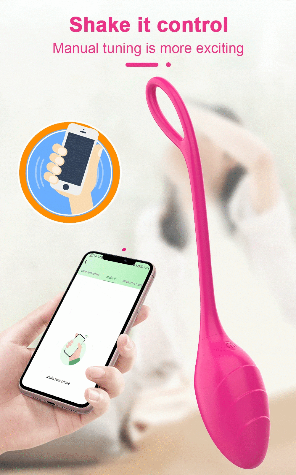Trứng rung thiên nga Little Swan App điều khiển từ xa cao cấp kích thích điểm G