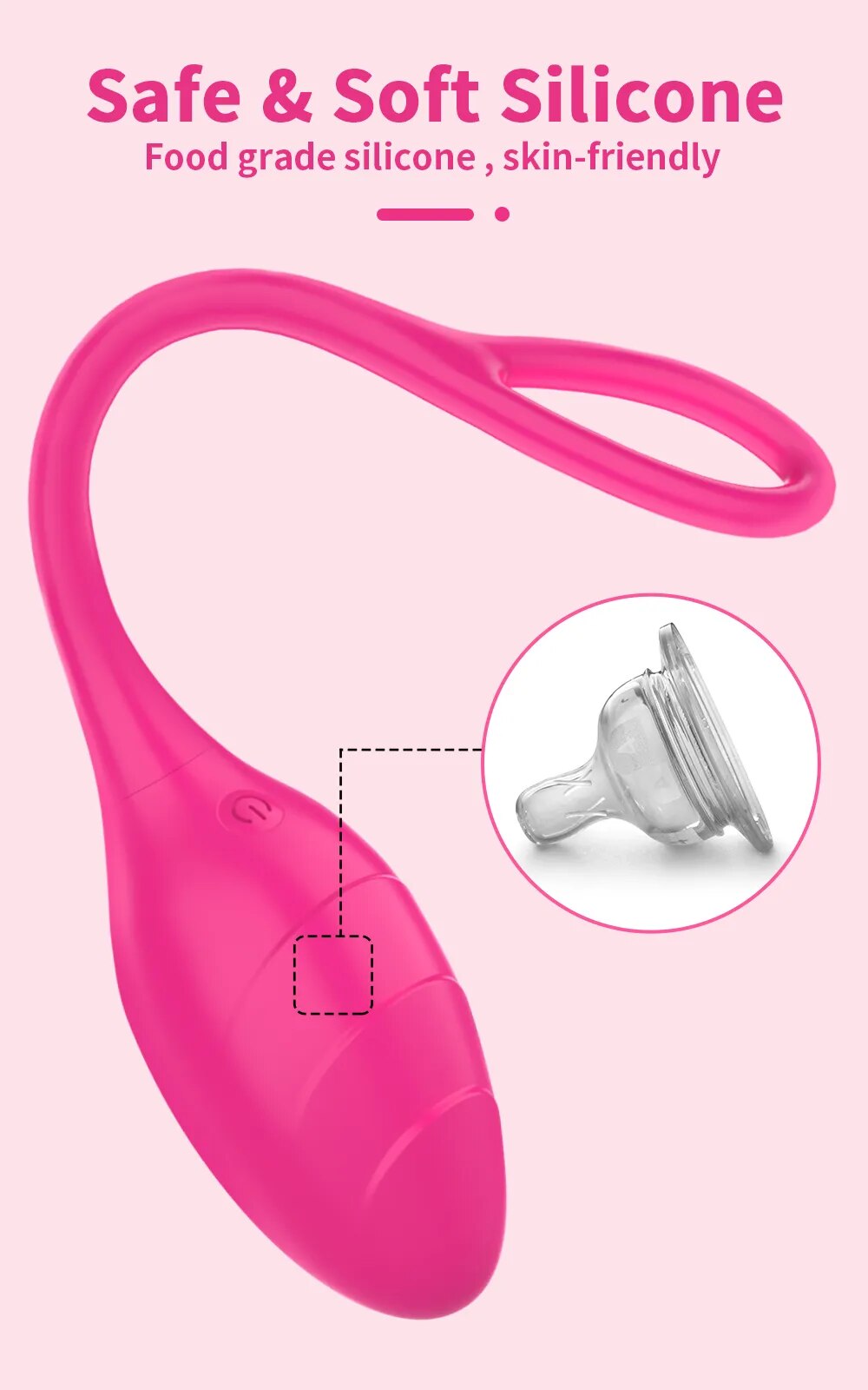 Trứng rung thiên nga Little Swan App điều khiển từ xa cao cấp kích thích điểm G