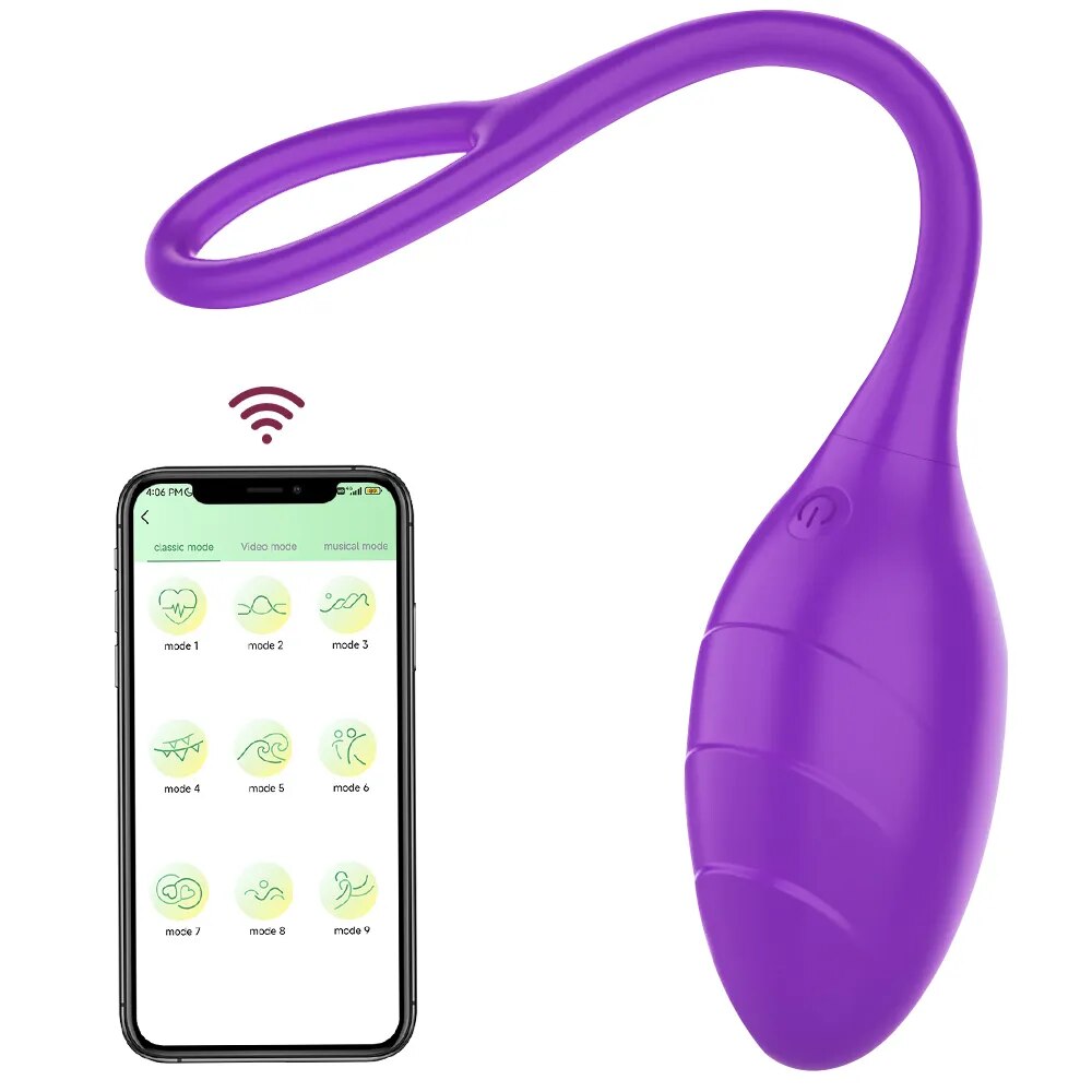 Trứng rung thiên nga Little Swan App điều khiển từ xa cao cấp kích thích điểm G