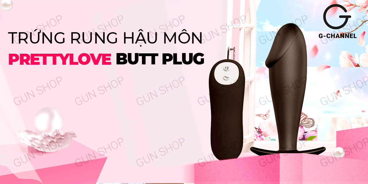Trứng rung hậu môn cao cấp Pretty Love pin bền chống nước