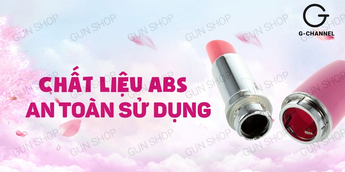 Trứng rung đa chế độ nhỏ gọn sạc điện phong cách son kích thích