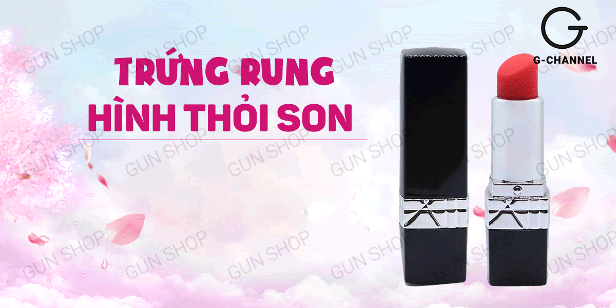 Trứng rung đa chế độ nhỏ gọn sạc điện phong cách son kích thích