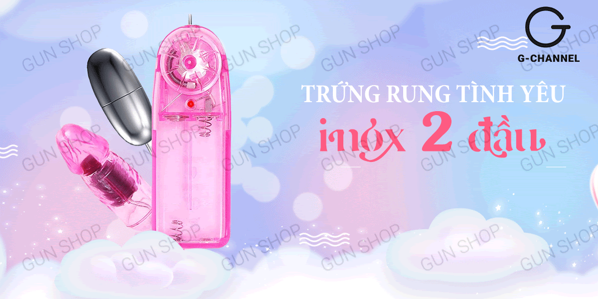 Trứng rung 2 đầu inox Baile cao cấp kích thích cực mạnh