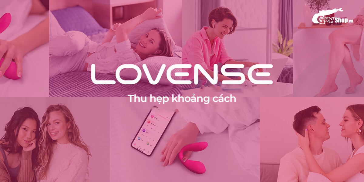 Trứng rung 2 đầu Lovense Dolce điều khiển app điện thoại tiện lợi