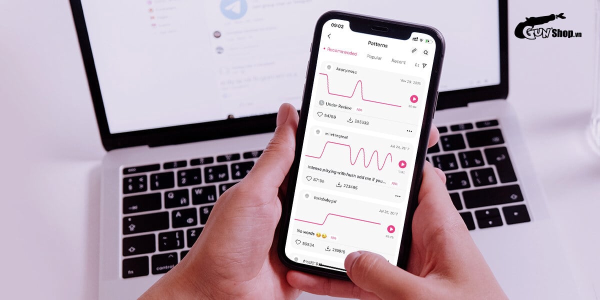 Trứng rung 2 đầu Lovense Dolce điều khiển app điện thoại tiện lợi