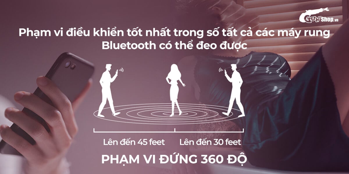 Lovense Flexer trứng rung 2 đầu điều khiển app tăng khoái cảm