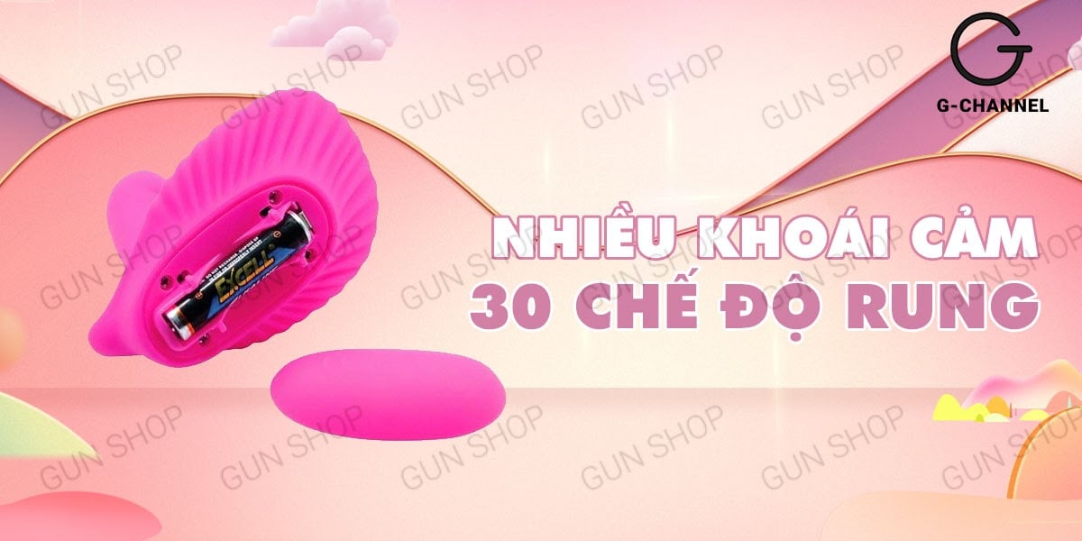 Cửa hàng bán Trứng rung điều khiển từ xa đa chế độ rung pin - Pretty Love ClamShell  nhập khẩu