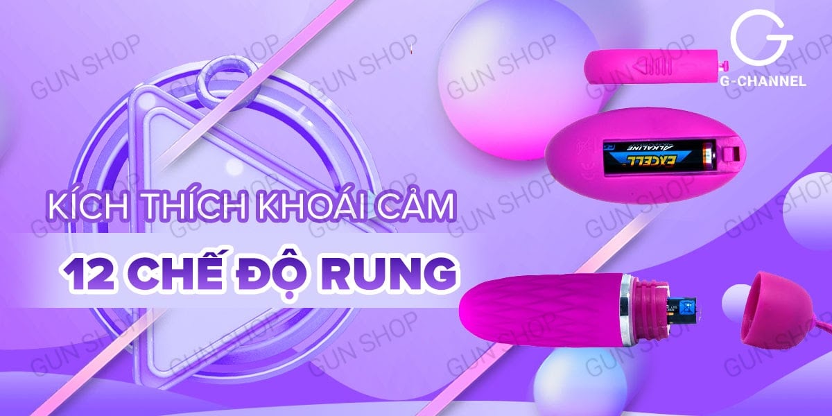 Trứng rung điều khiển không dây pin cao cấp Pretty Love Dawn kích thích điểm G