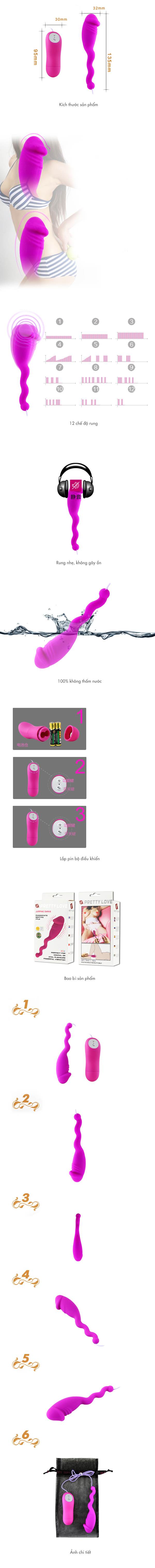 Trứng rung silicon cao cấp kích thích mạnh mẽ đam mê