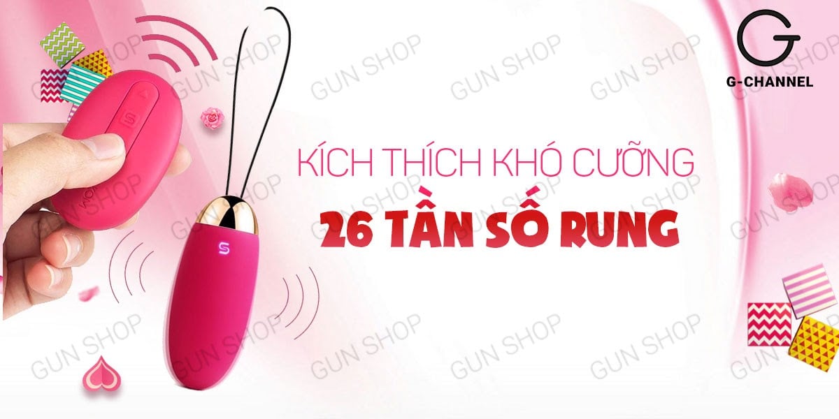Trứng rung Svacom Elva sạc điện đa chế độ rung mạnh kích thích