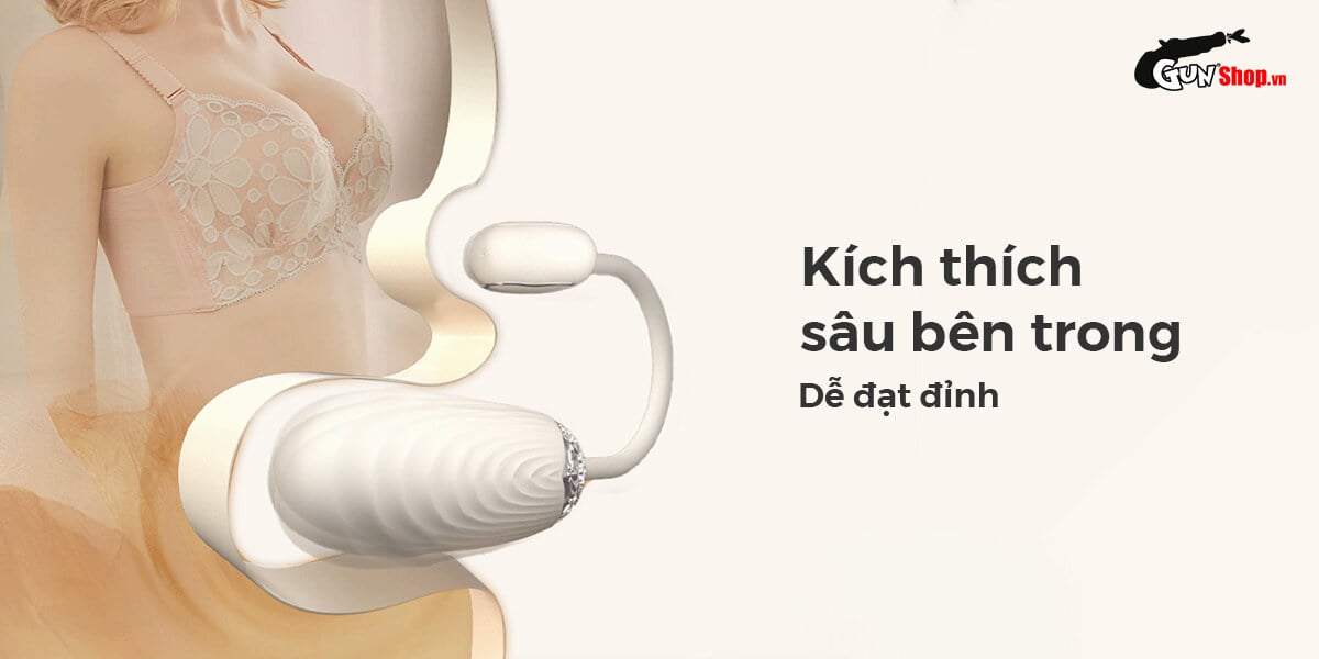 Trứng rung Svakom Aravinda Bluetooth cao cấp điều khiển app tiện lợi