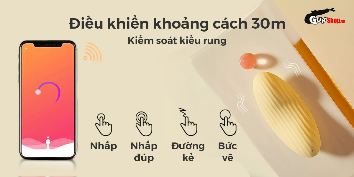 Trứng rung Svakom Echo Neo điều khiển app cao cấp kích thích cực đỉnh Trứng rung Svakom Echo Neo điều khiển app cao cấp kích thích cực đỉnh