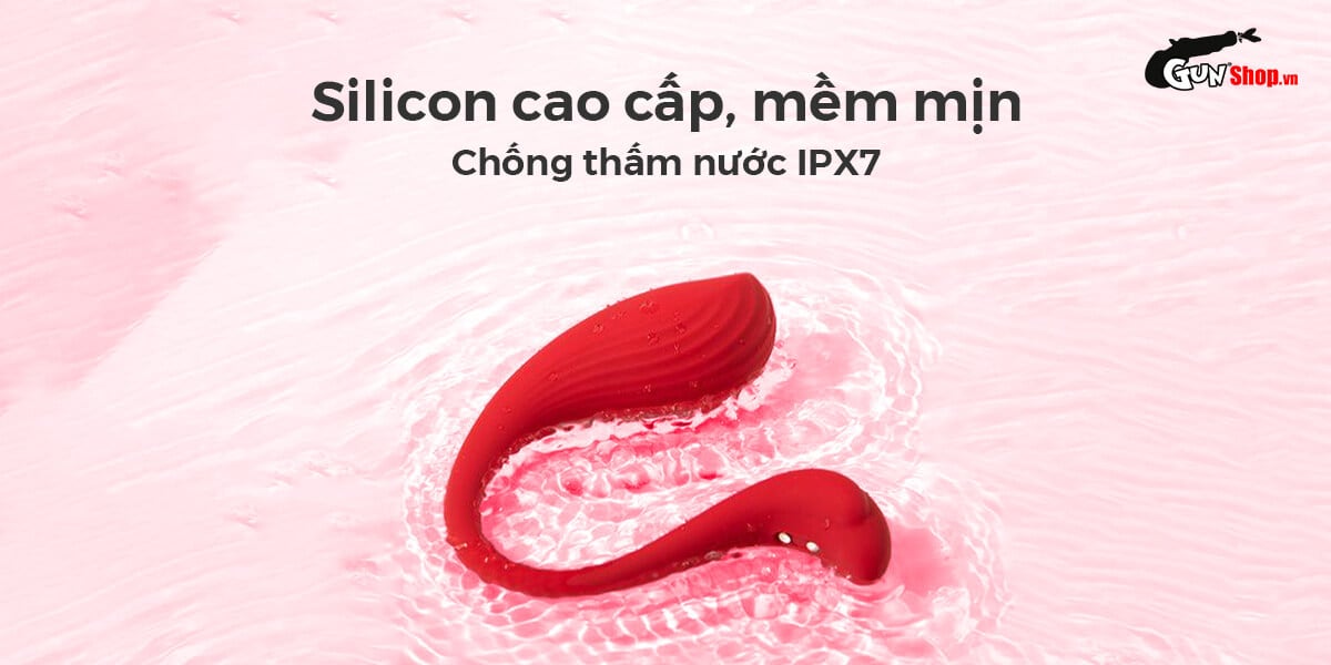 Trứng rung 2 đầu Svakom Phoenix Neo app điều khiển dễ dùng