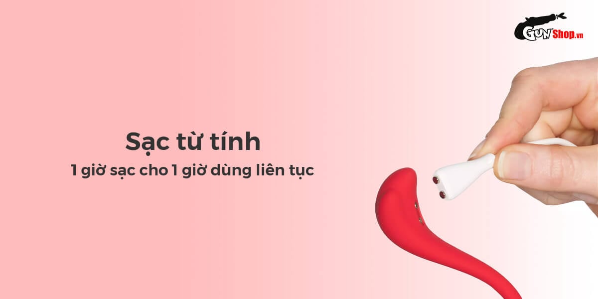 Trứng rung 2 đầu Svakom Phoenix Neo app điều khiển dễ dùng