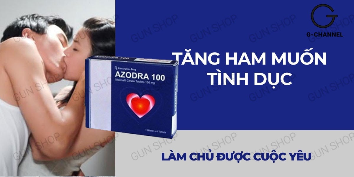Azodra 50mg hỗ trợ cương dương tăng cường sinh lực kéo dài