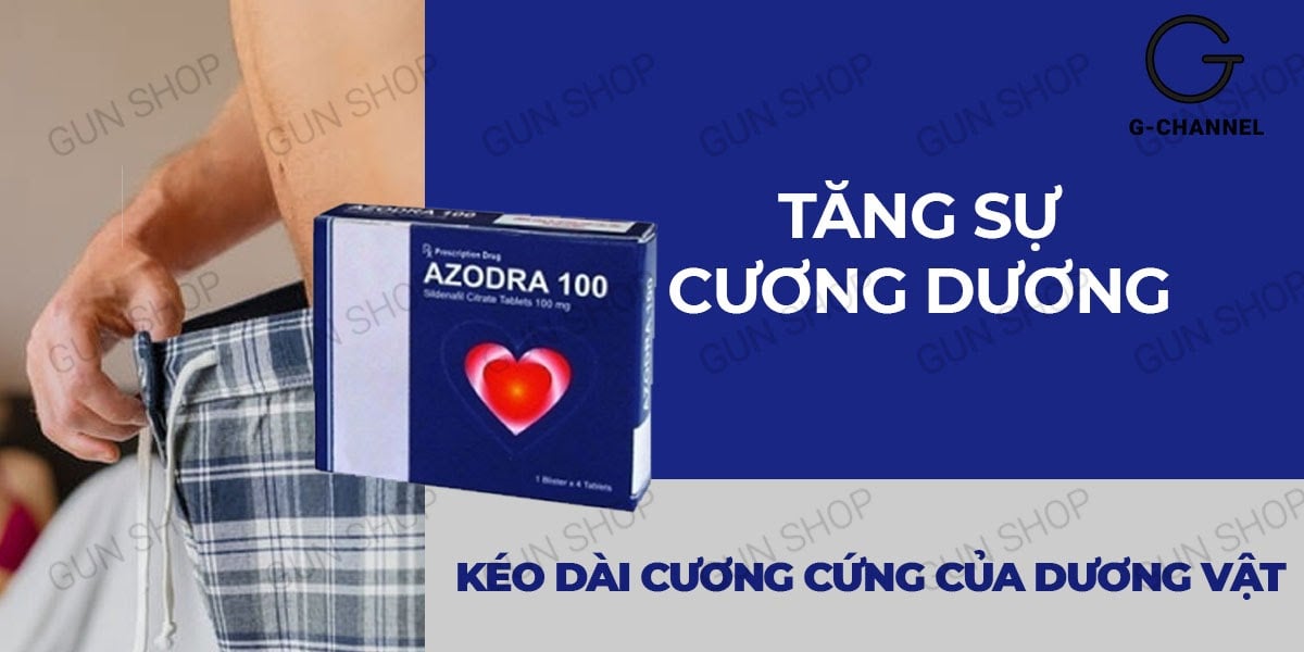 Azodra 50mg hỗ trợ cương dương tăng cường sinh lực kéo dài