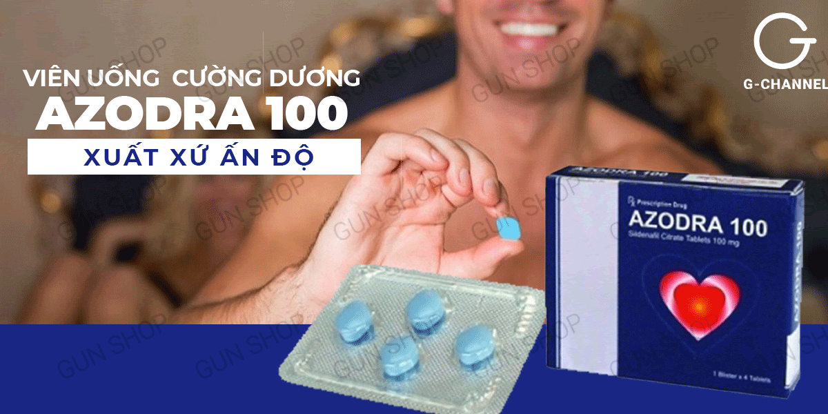 Azodra 50mg hỗ trợ cương dương tăng cường sinh lực kéo dài