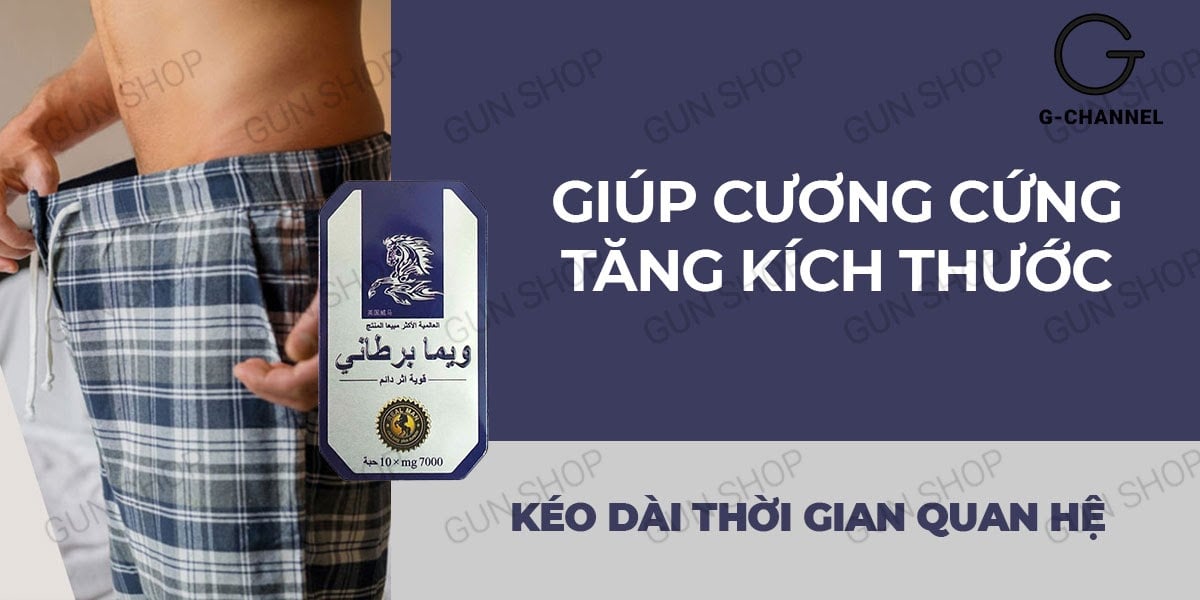 Phân phối Ngựa Thái chính hãng thuốc cường dương kéo dài thời gian cho Nam hộp 10 viên giá tốt