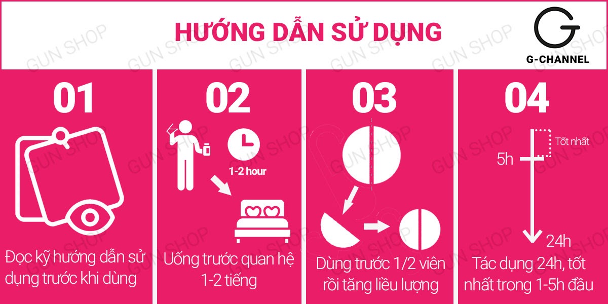 Viên uống Sife 100 tăng cường cương dương Sinh lý mạnh mẽ Hộp 4