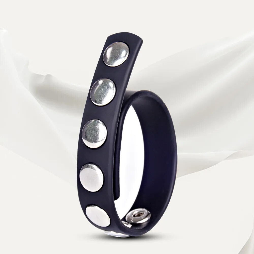 Vòng đeo dương vật da điều chỉnh tăng khoái cảm trễ xuất tinh