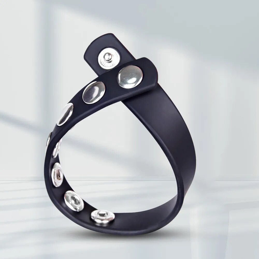 Vòng đeo dương vật da điều chỉnh tăng khoái cảm trễ xuất tinh