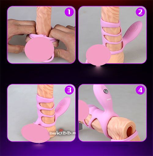 Vòng rung quai đeo bìu Leten Thunder tăng khoái cảm hàng đầu