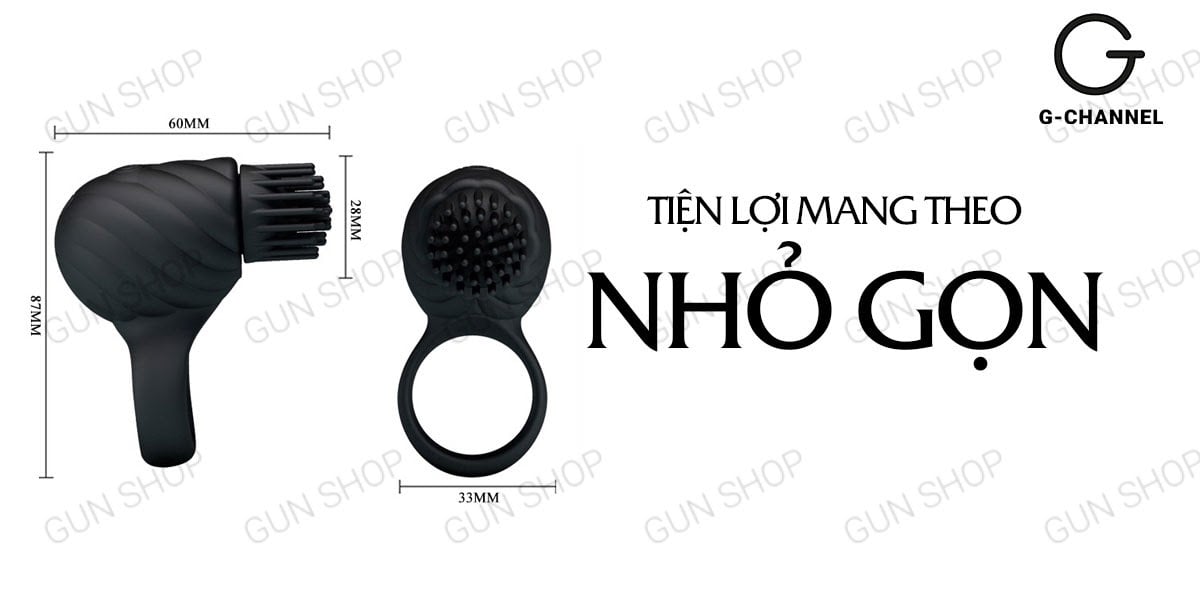 Vòng rung Pretty Love Hedda 3 chế độ chống nước sạc điện