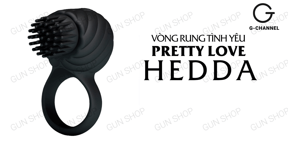 Vòng rung Pretty Love Hedda 3 chế độ chống nước sạc điện