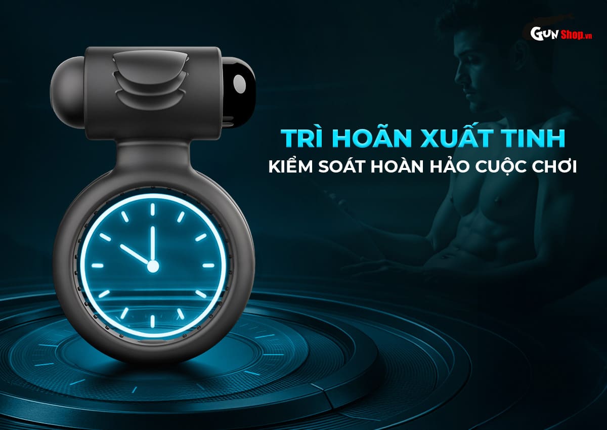 Vòng rung đôi S-Hande Crawler gai nổi tăng khoái cảm đôi