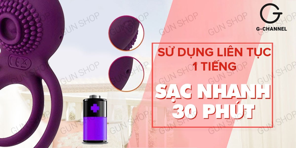 Vòng rung Svakom Tammy sạc điện tăng khoái cảm mạnh, kéo dài thời gian yêu