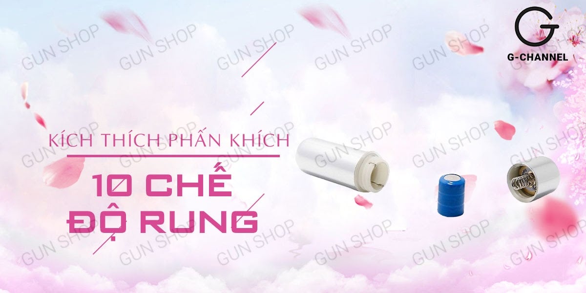 Vòng rung Baile Power Ring 10 chế độ pin sạc, tăng khoái cảm