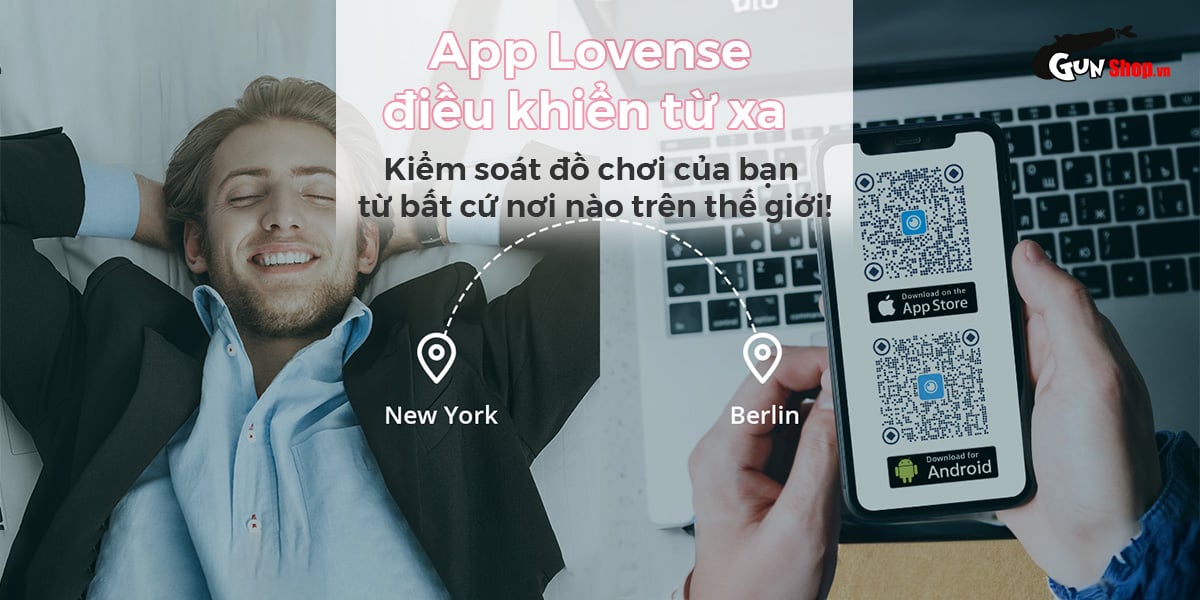 Vòng đeo dương vật Lovense Gush app tăng khoái cảm dễ dùng
