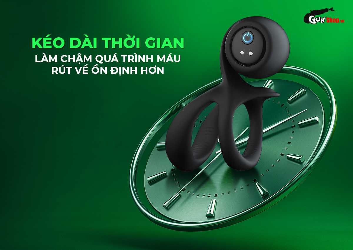 Vòng rung Naughty Ring kéo dài thời gian tăng khoái cảm cho phái mạnh