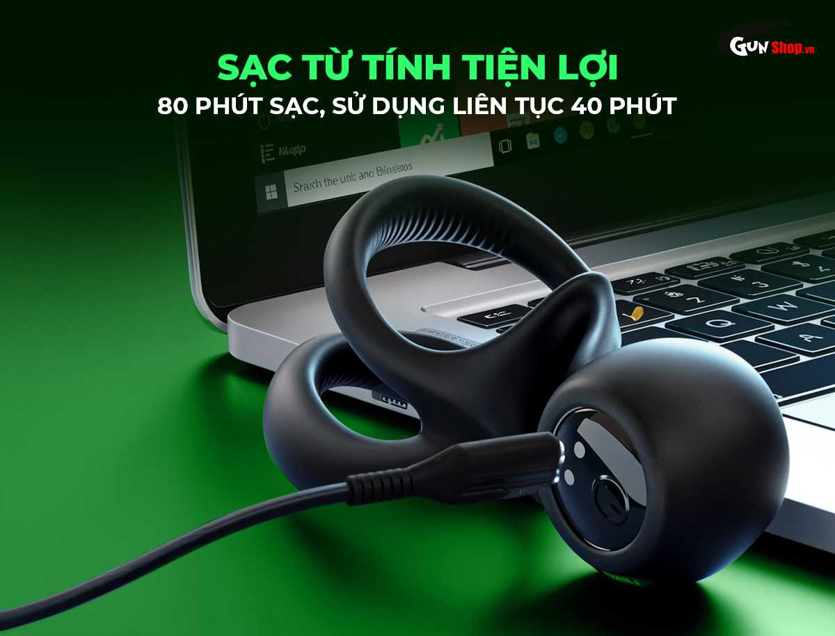 Vòng rung Naughty Ring kéo dài thời gian tăng khoái cảm cho phái mạnh