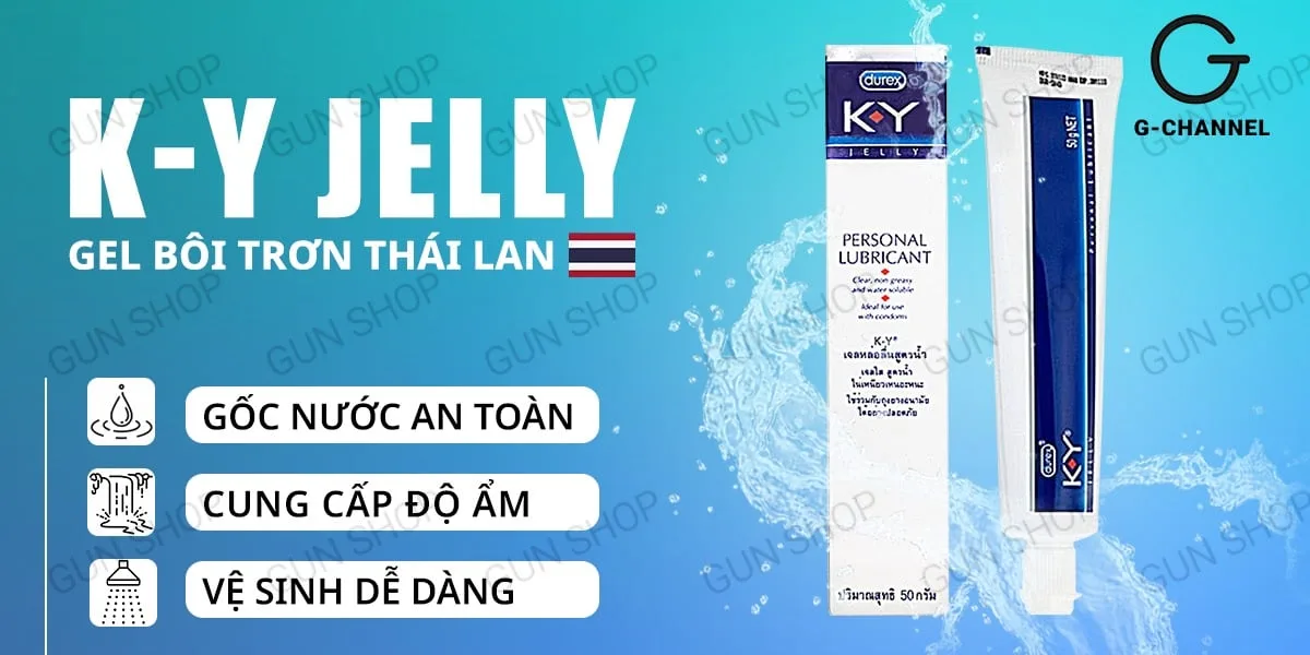 Gel bôi trơn Durex KY Jelly 50g an toàn mượt mà kích thích — Thông số kỹ thuật sản phẩm