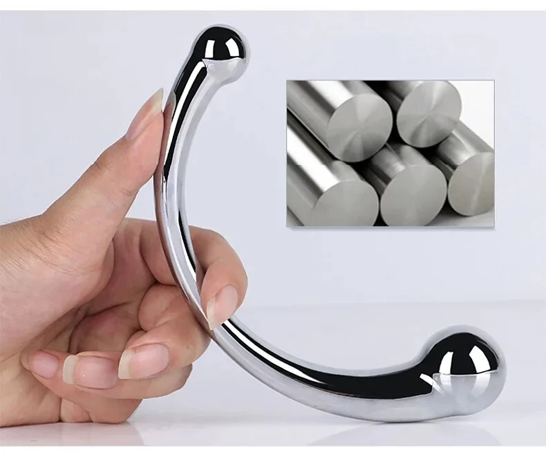 Que inox cong C massage hậu môn kích thích tuyến tiền liệt — hình 12
