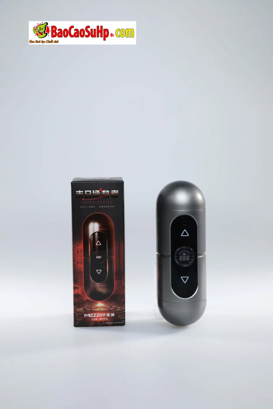 Cốc thủ dâm 2 đầu Mizzzee Miki Savior-X màn LCD rung nhiều — hình 55