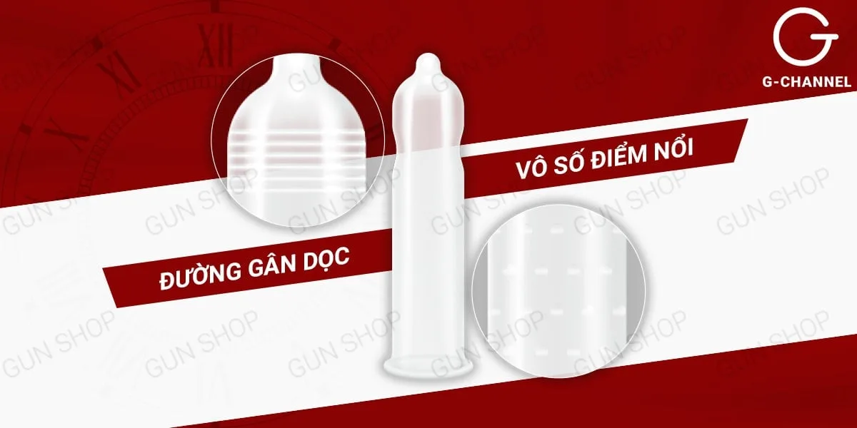Bao cao su Shell Triple Mix mỏng mát, gân gai kích thích — Đa dạng tính năng ưu việt từ Shell Triple Mix