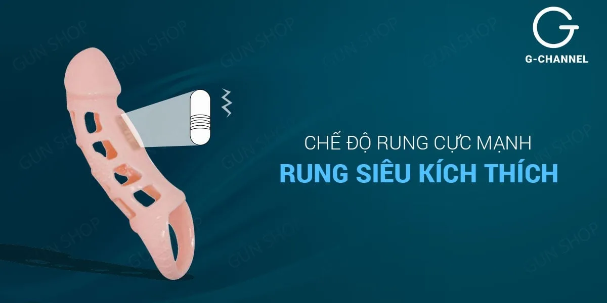 Bao cao su đôn dên Baile Màu da, rung mạnh, dây đeo tiện lợi — Tính năng đỉnh cao, khoái cảm đỉnh điểm