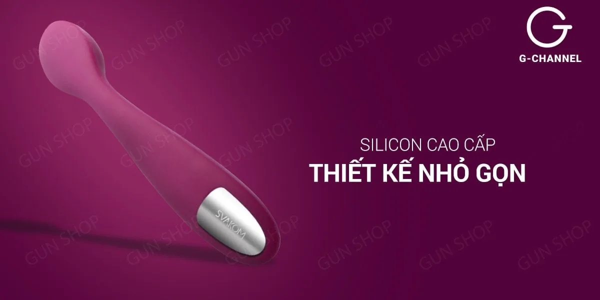 Máy rung điểm G Svakom Keri đa chế độ kích thích mạnh mẽ — Thiết kế silicone mềm mại, an toàn cho da nhạy cảm