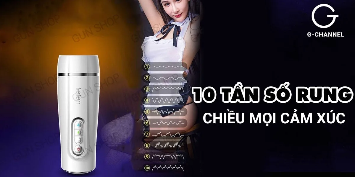 Âm đạo giả tự động Leten cao cấp sạc điện chất liệu mềm mại — Hướng dẫn sử dụng đơn giản và an toàn