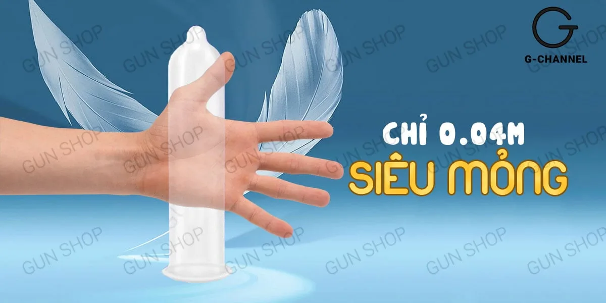 Shell Intense siêu mỏng 0.04mm hộp 3 cái an toàn thoải mái — Tính năng và lợi ích từ bao cao su Shell Intense