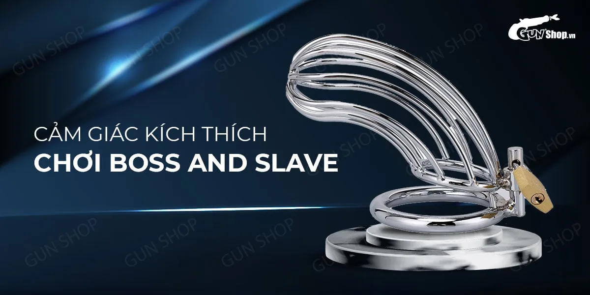 Khóa dương vật inox cao cấp VA2 chất lượng an toàn kích — Sản phẩm giúp kiểm soát nhu cầu cá nhân và tạo ra những