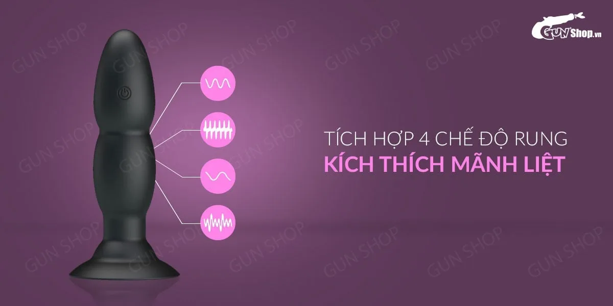 Que rung hậu môn điều khiển từ xa 4 chế độ sạc tiện lợi — hình 3
