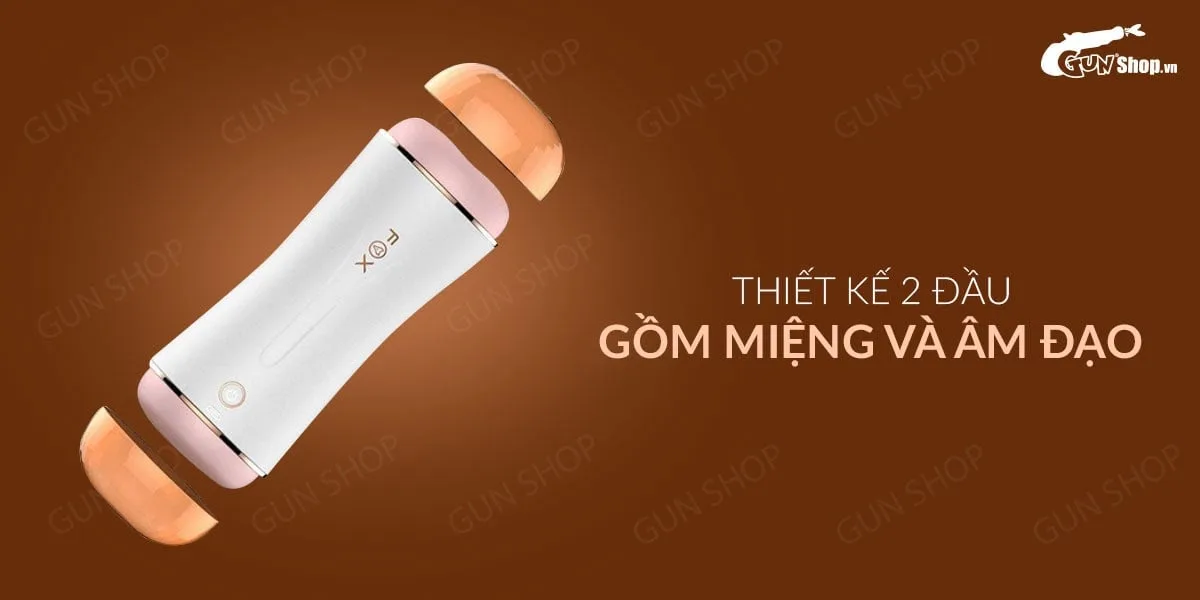 Âm đạo giả 2 đầu rung và rên dùng sạc - Fox Honour VS2 — Ưu điểm của âm đạo giả Fox Honour VS2